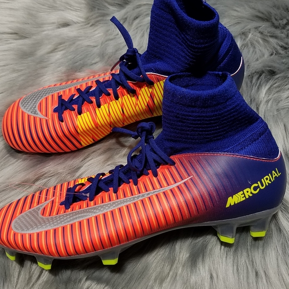 orange mercurial cleats